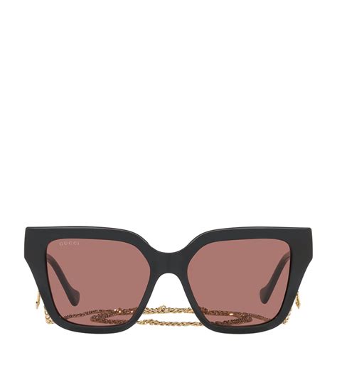 Women's Gucci Square & Rectangular Sunglasses 